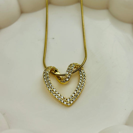 Twisted-Heart Necklace