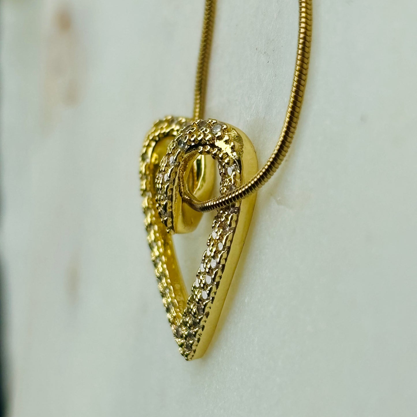 Twisted-Heart Necklace