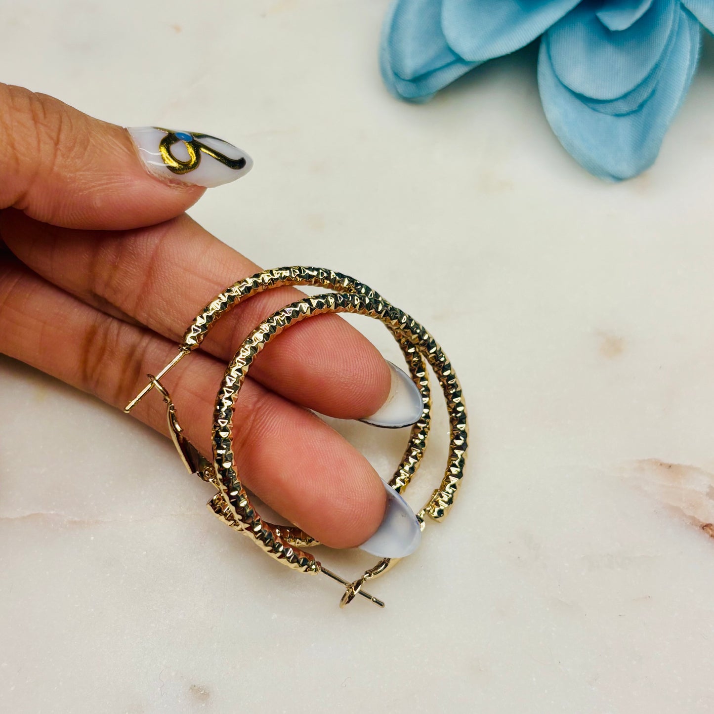 Daily Textured Hoops
