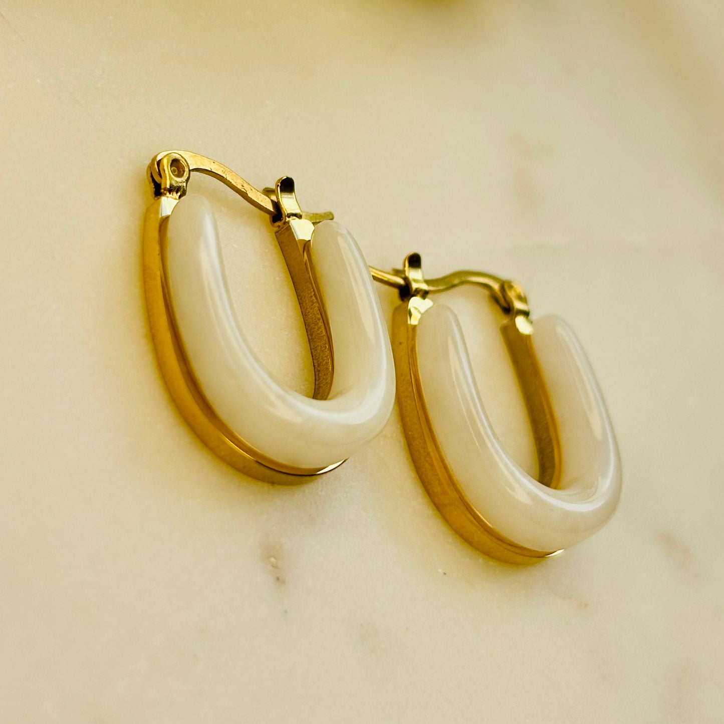 Cream U Hoops