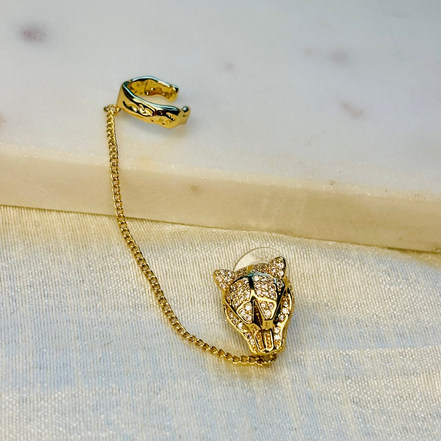 Leopard Earring & Cuff