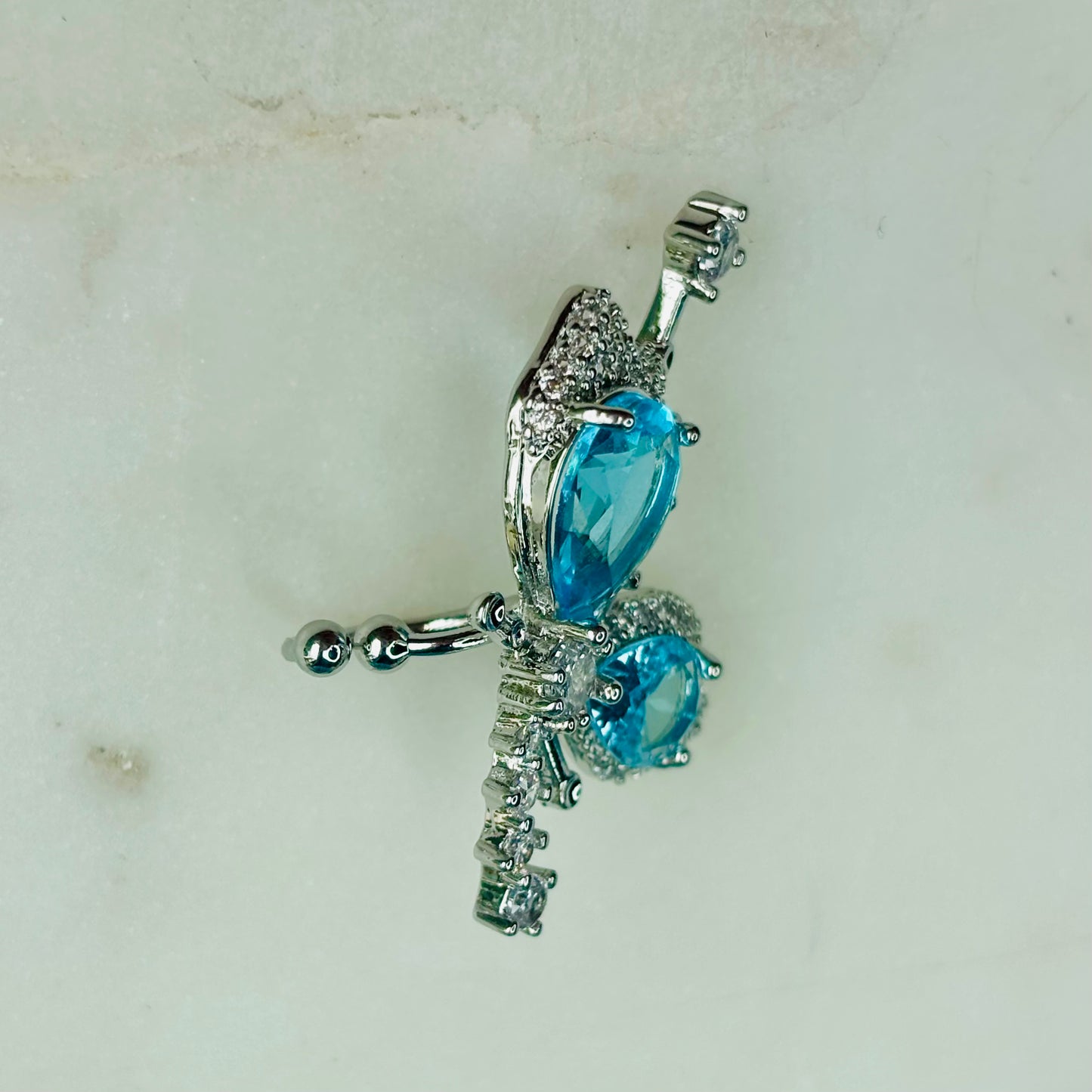 Crystal Butterfly Ear-Cuff