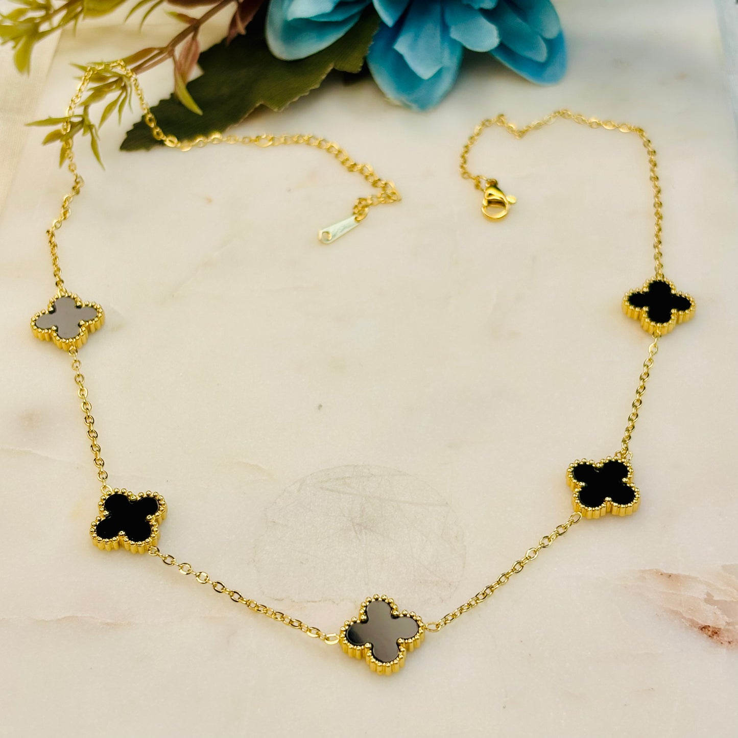 Black Clover Necklace