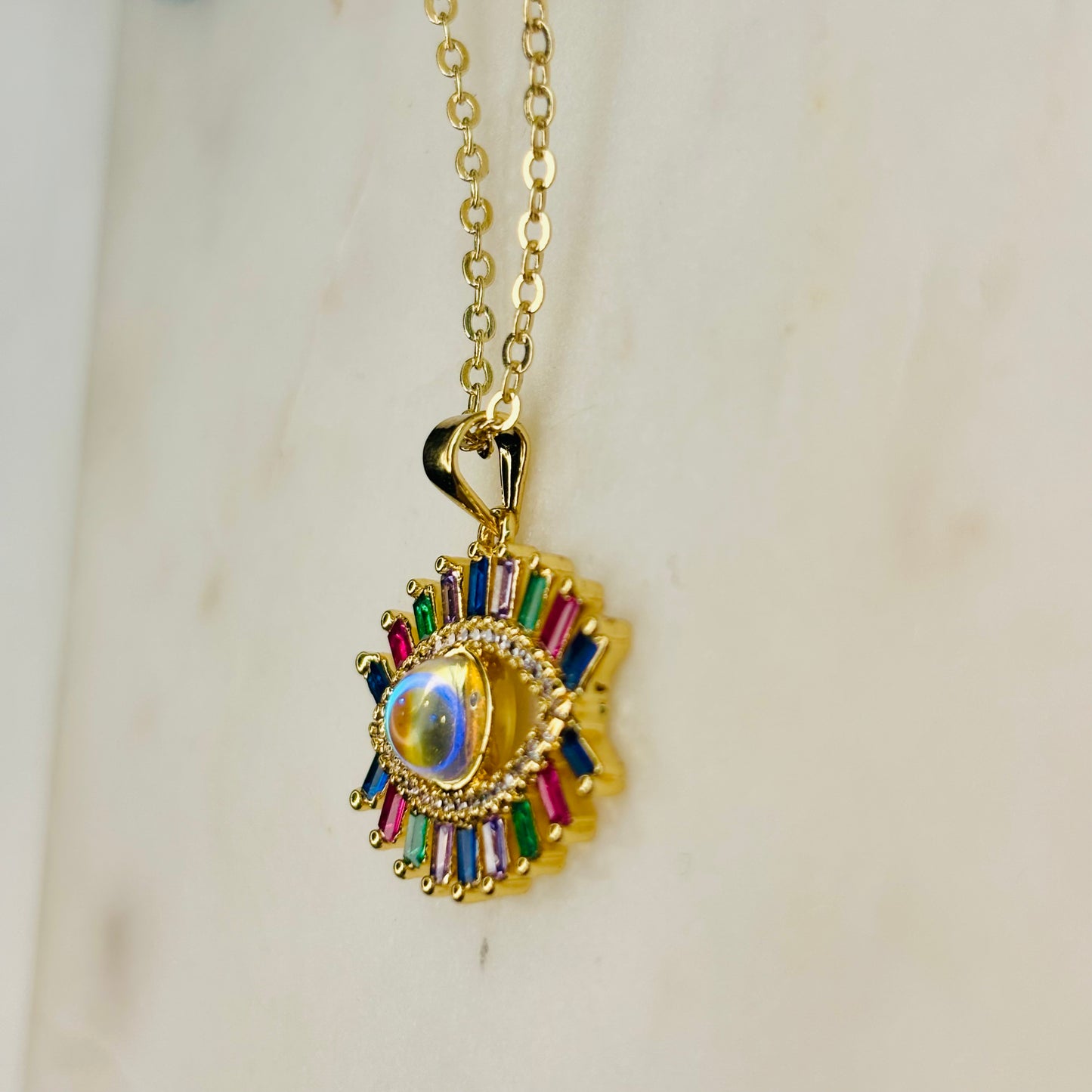 Evil Eye Prism Pendant