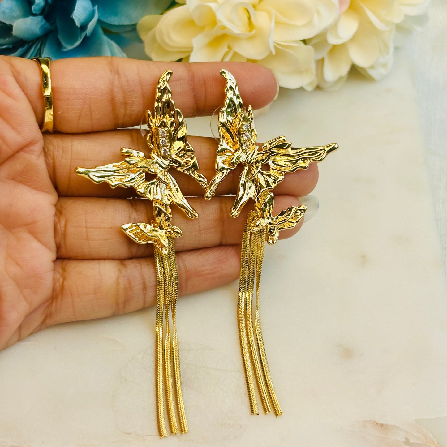 Butterfly Cascade Earrings