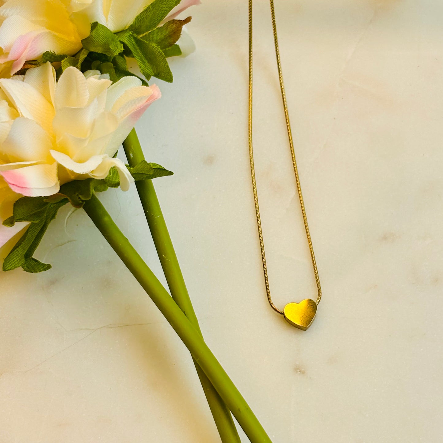 Golden-Heart Necklace