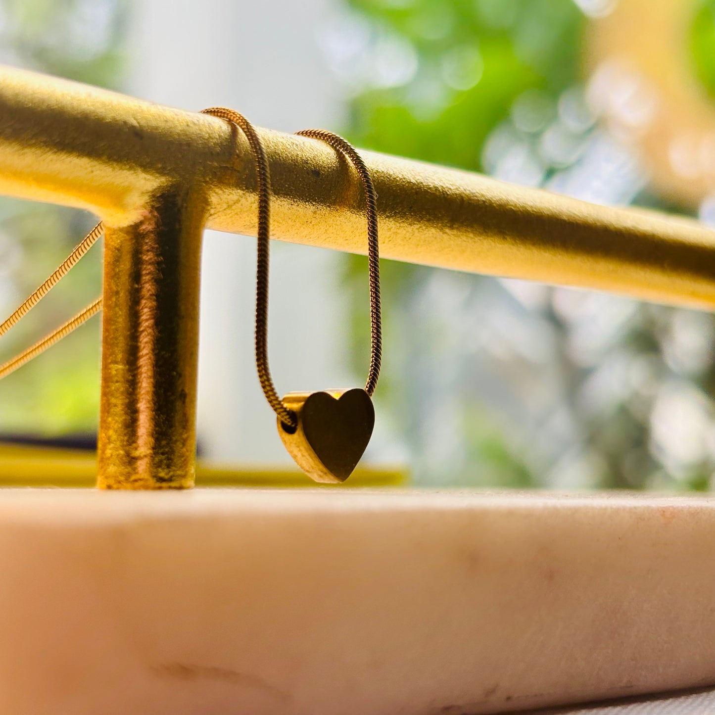 Golden-Heart Necklace