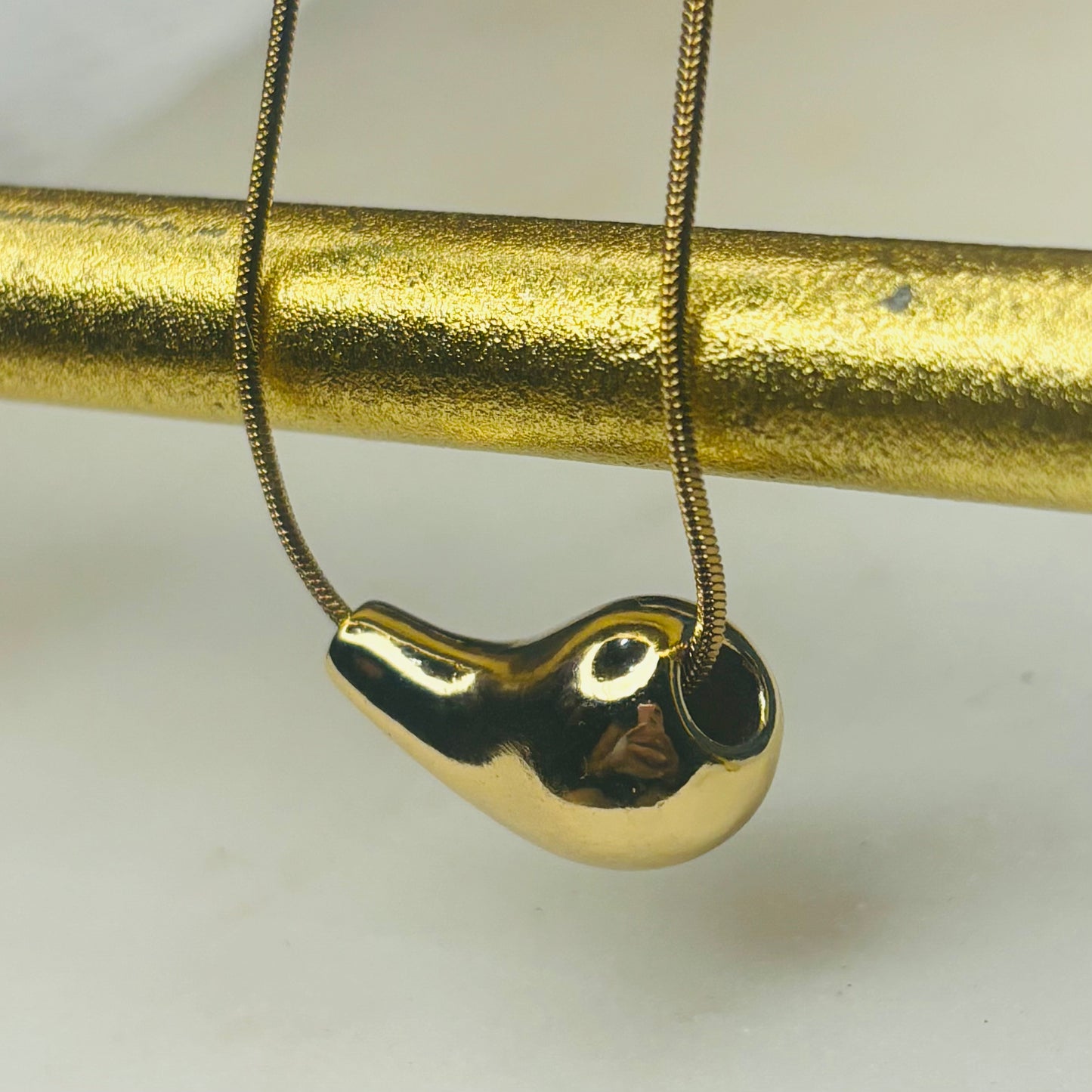 Golden Chili Necklace