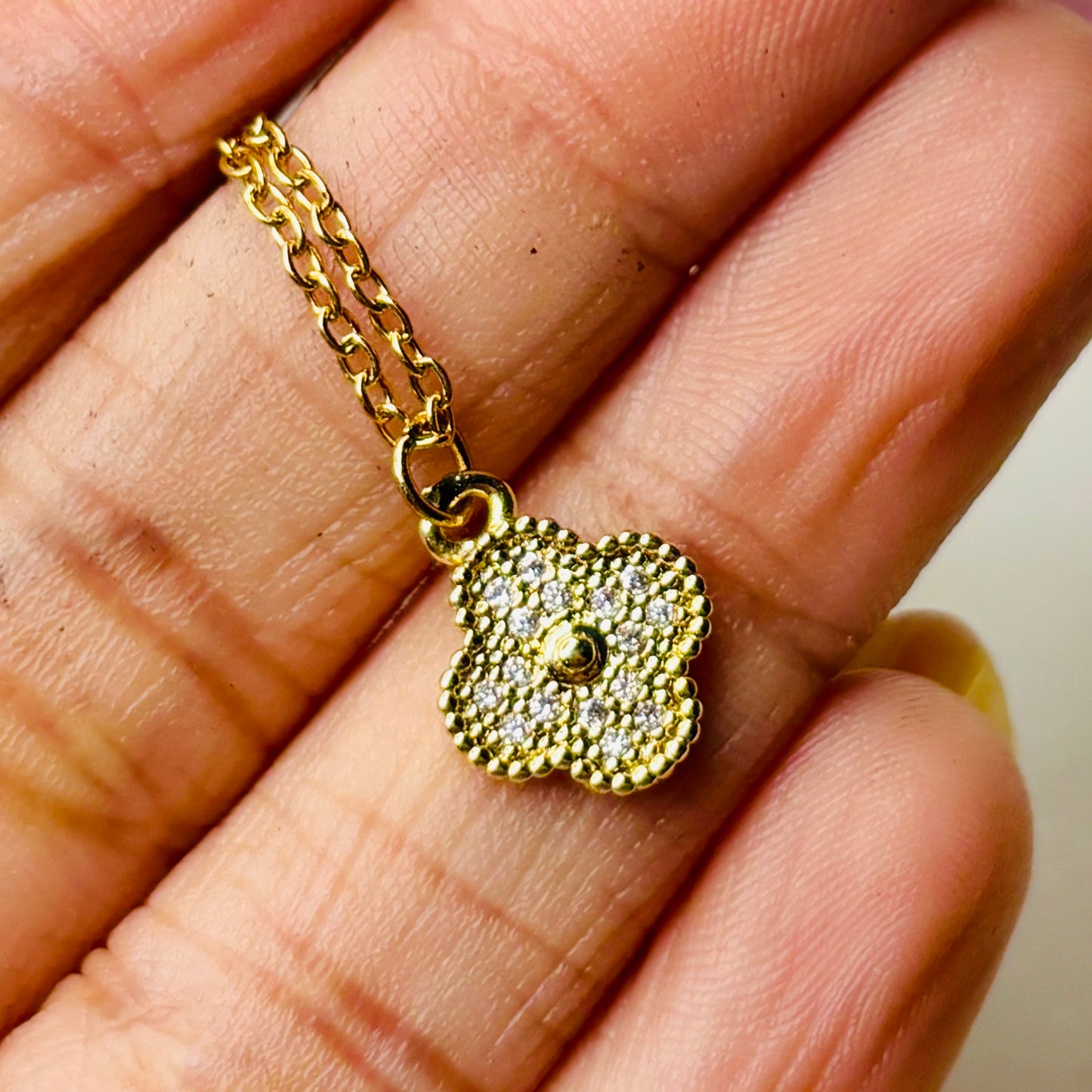 Clover Spark Necklace