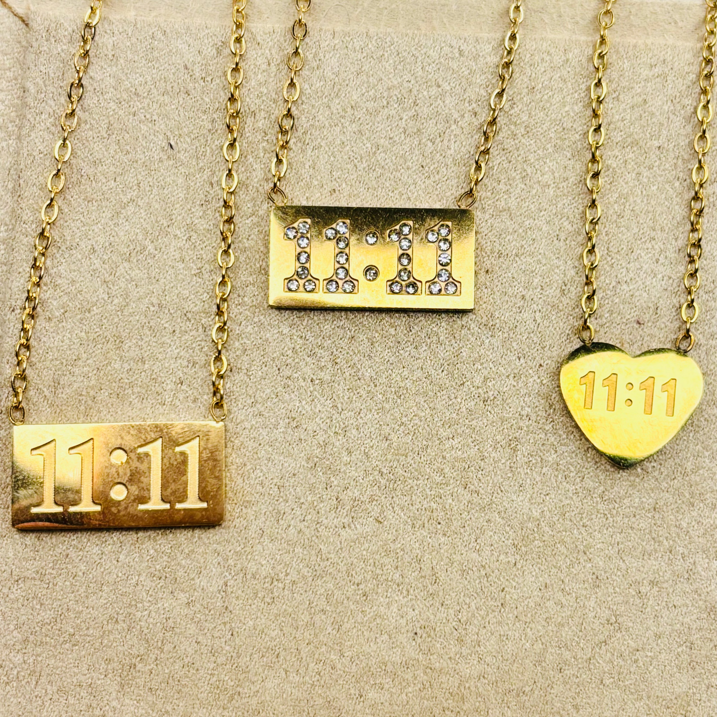 11:11 Heart Necklace