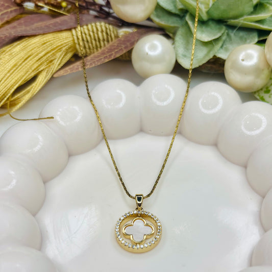 Reversible Clover Necklace