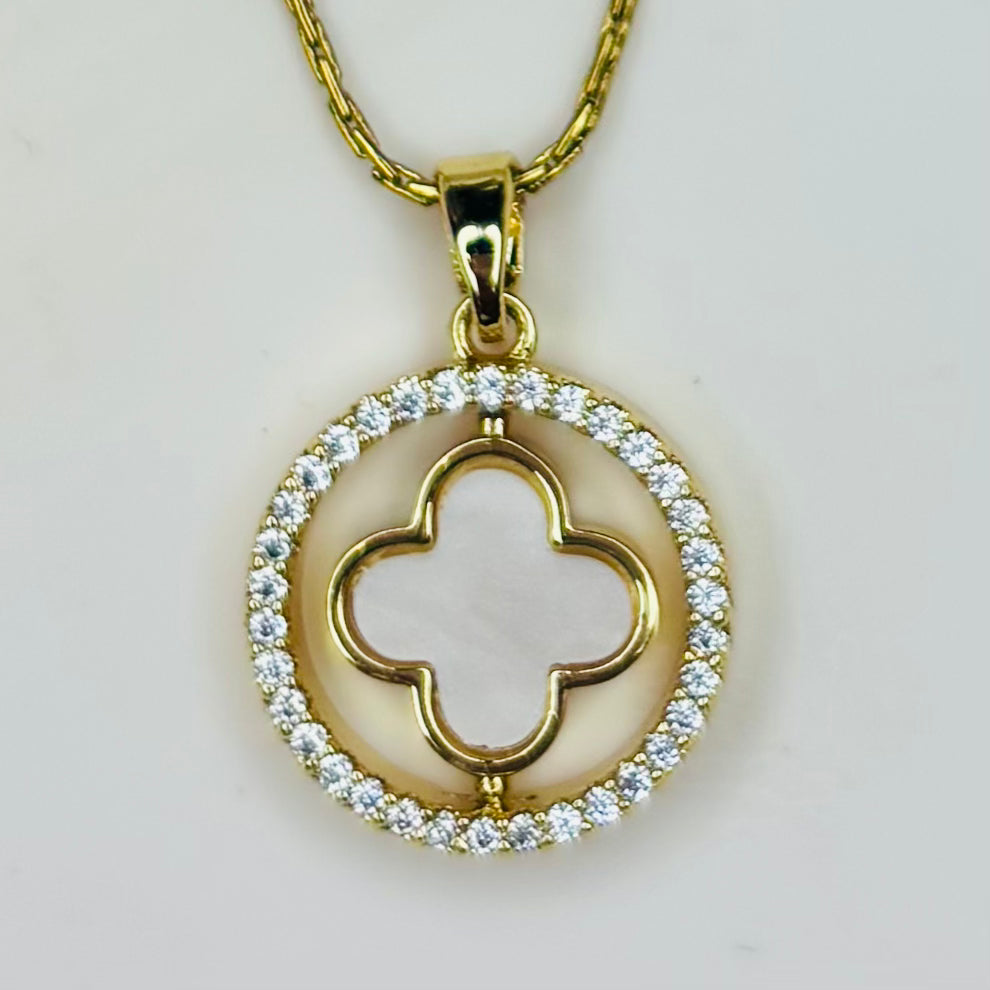 Reversible Clover Necklace