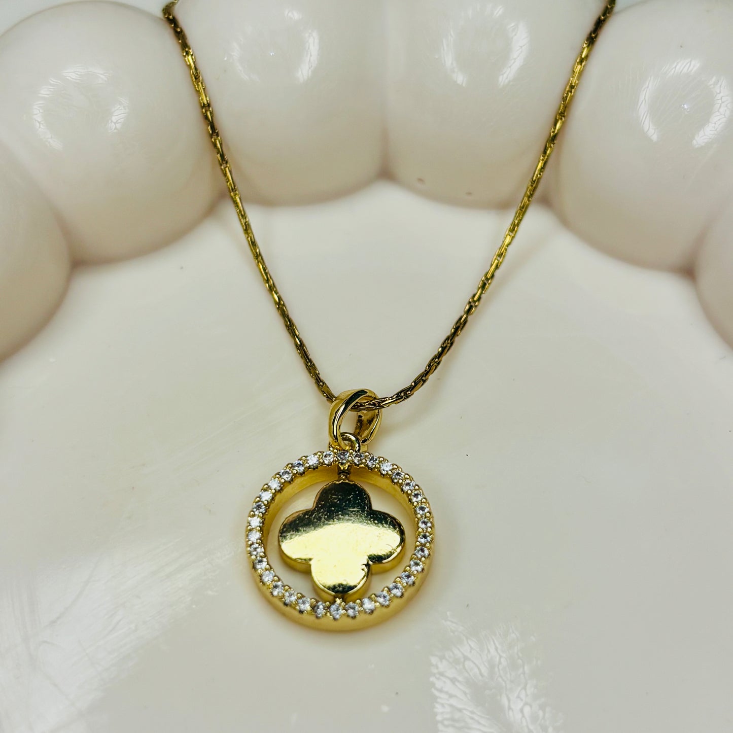 Reversible Clover Necklace