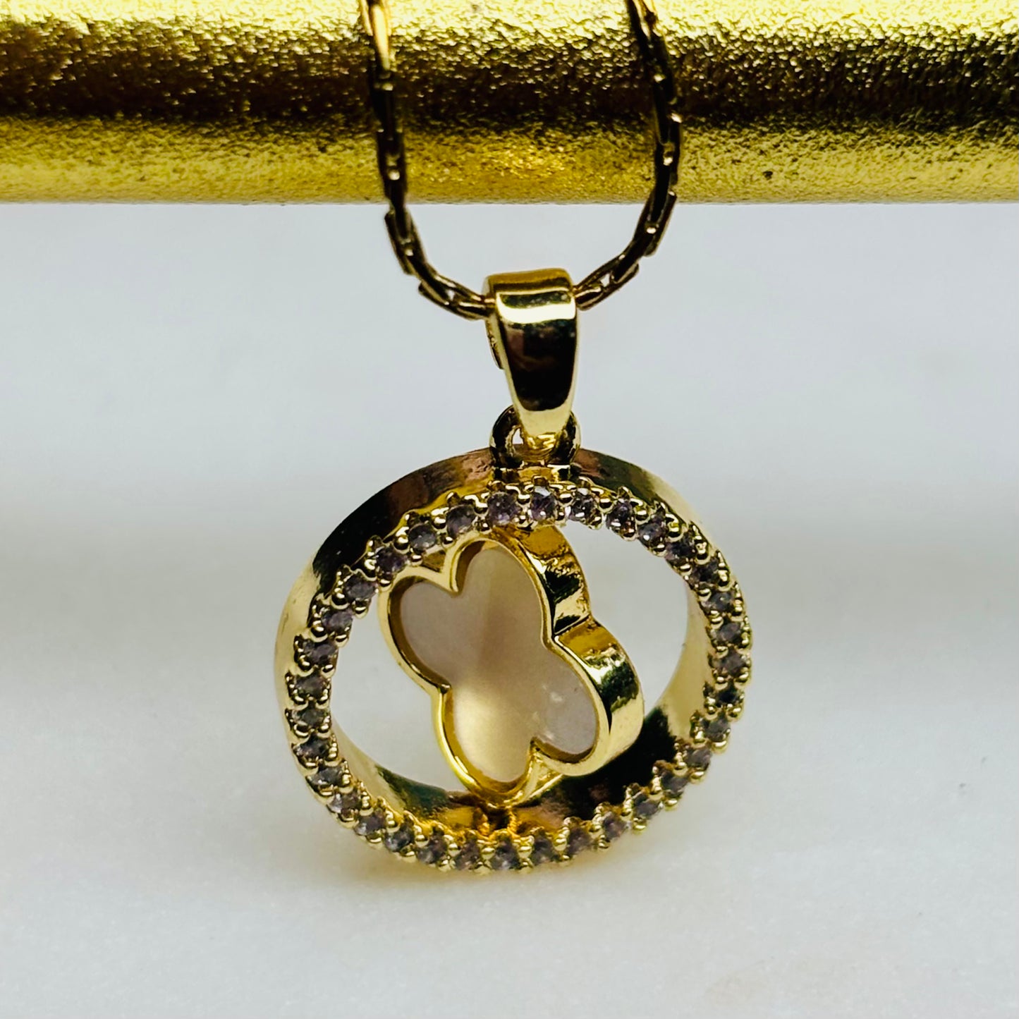 Reversible Clover Necklace