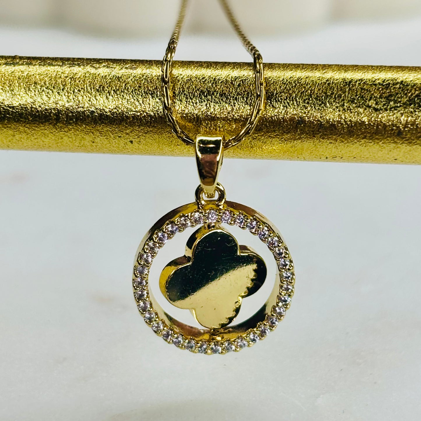 Reversible Clover Necklace