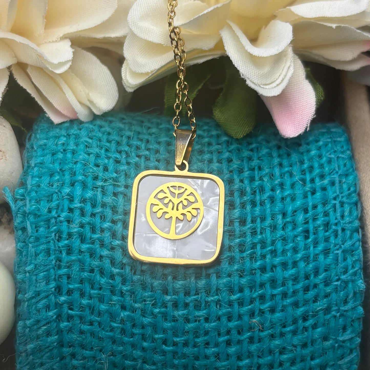 Golden Tree Necklace