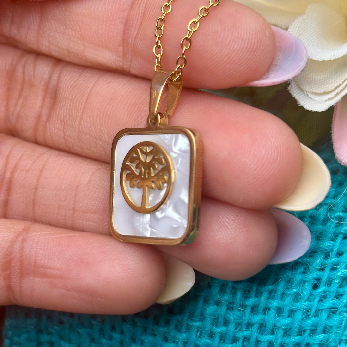 Golden Tree Necklace