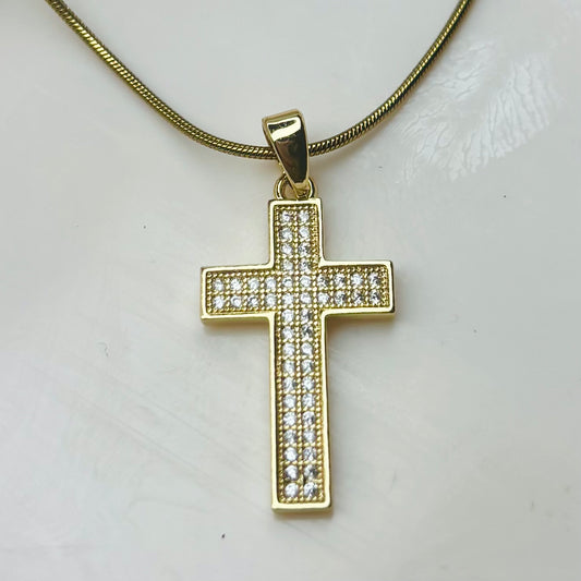 Gold Cross Necklace