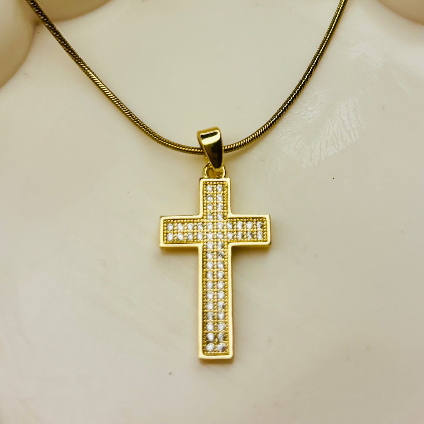Gold Cross Necklace