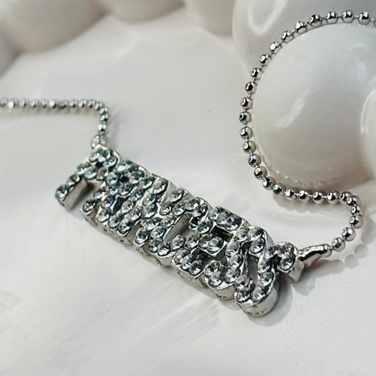 'PRINCESS' Silver Necklace
