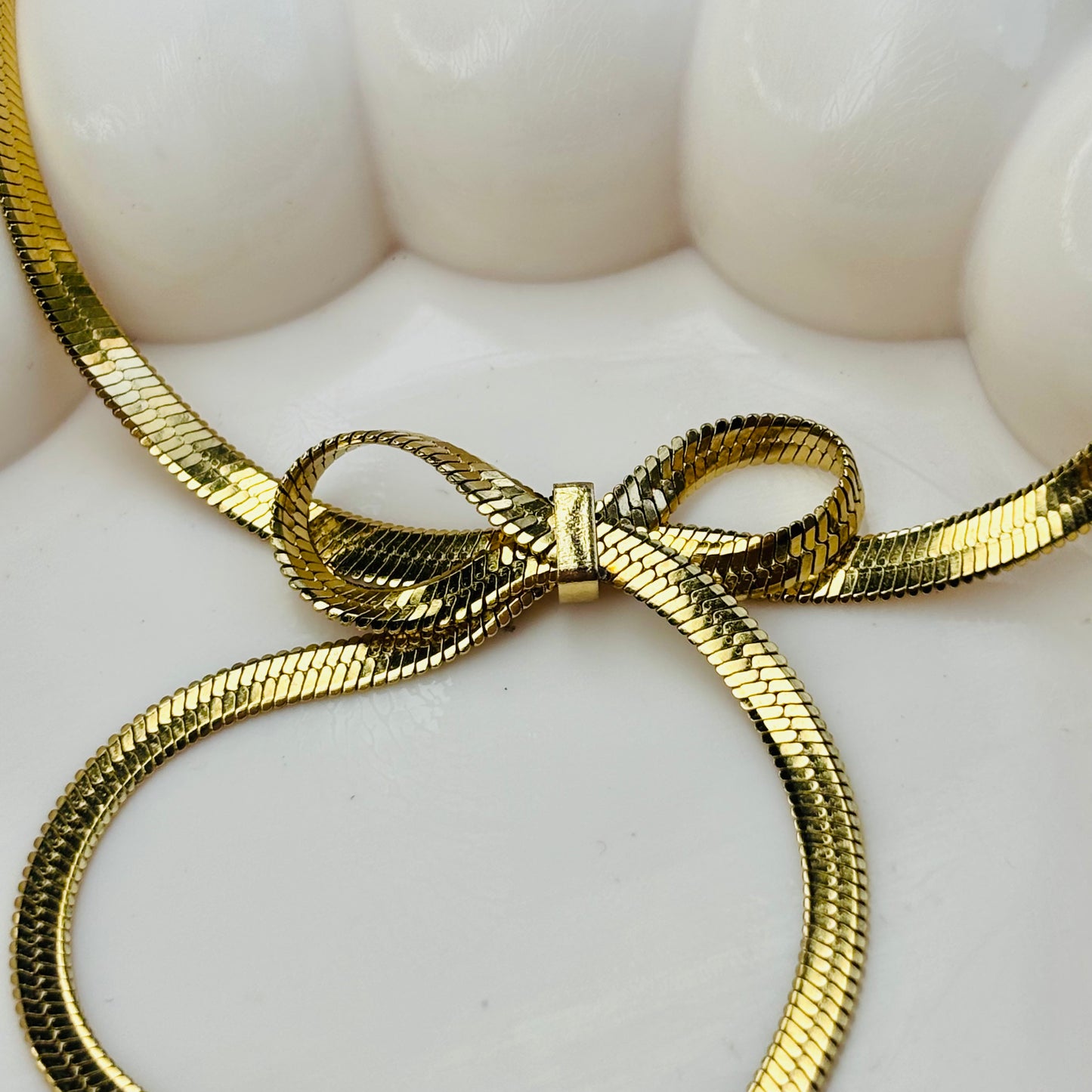 Golden Ribbon Snake Chain