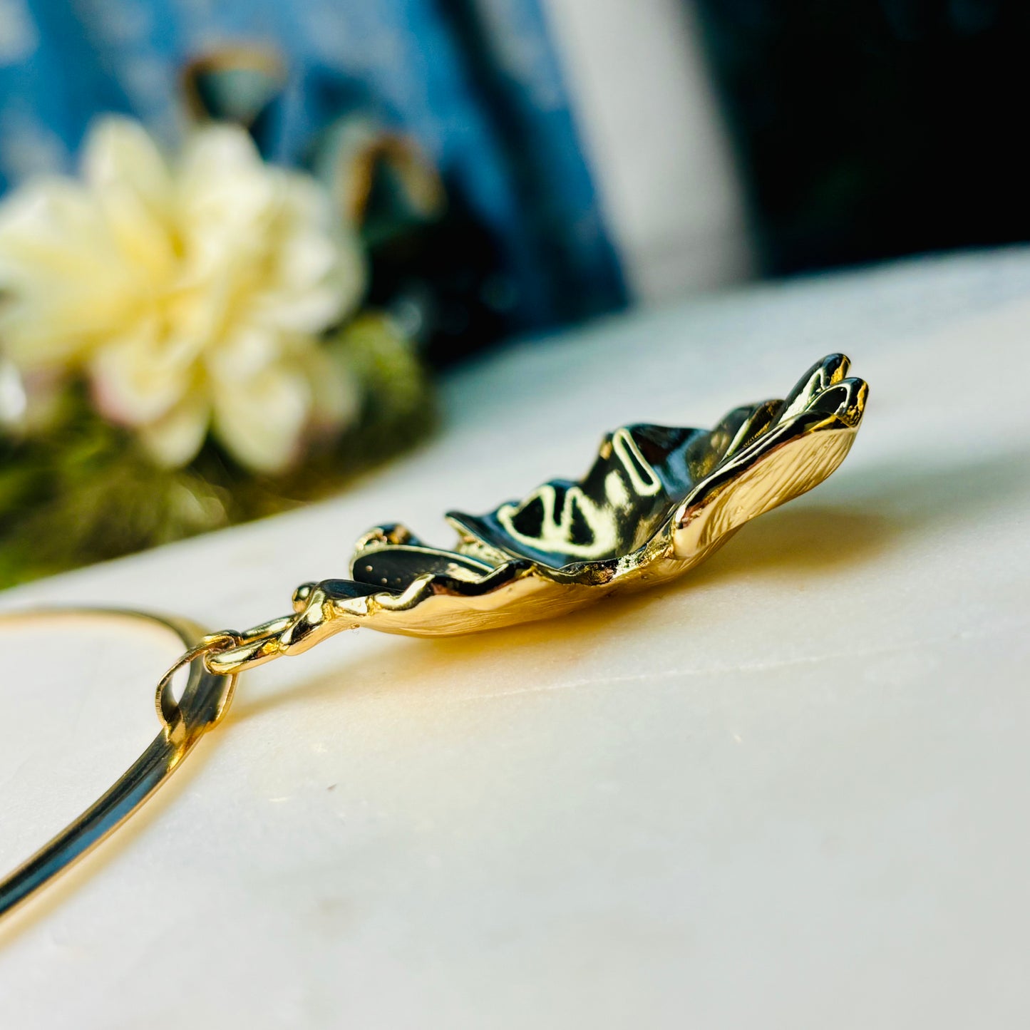 Tropical Leaf Hasli Set