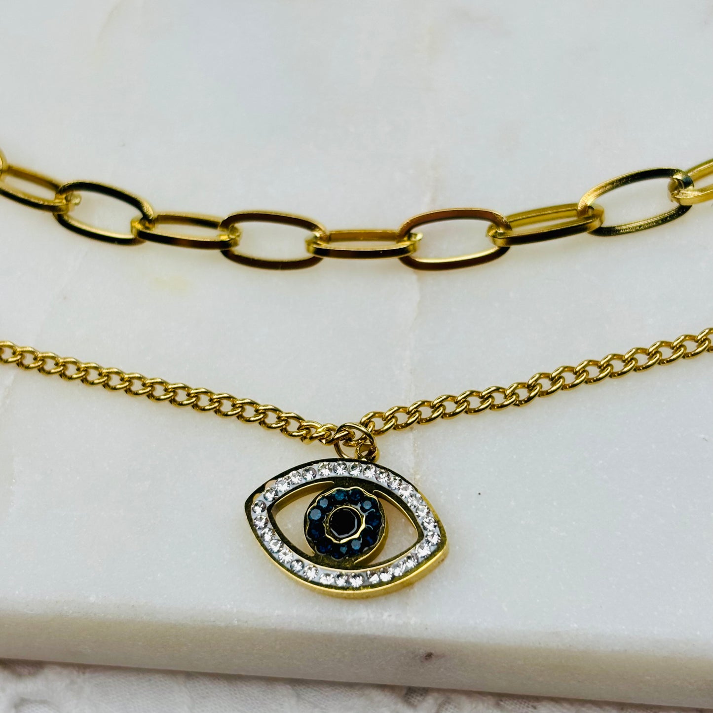 Evil-Eye Layered Necklaces