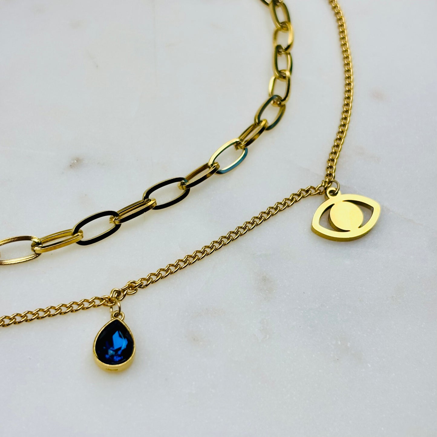 Evil-Eye Layered Necklaces