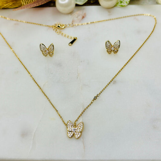 Butterfly Jewellery Set