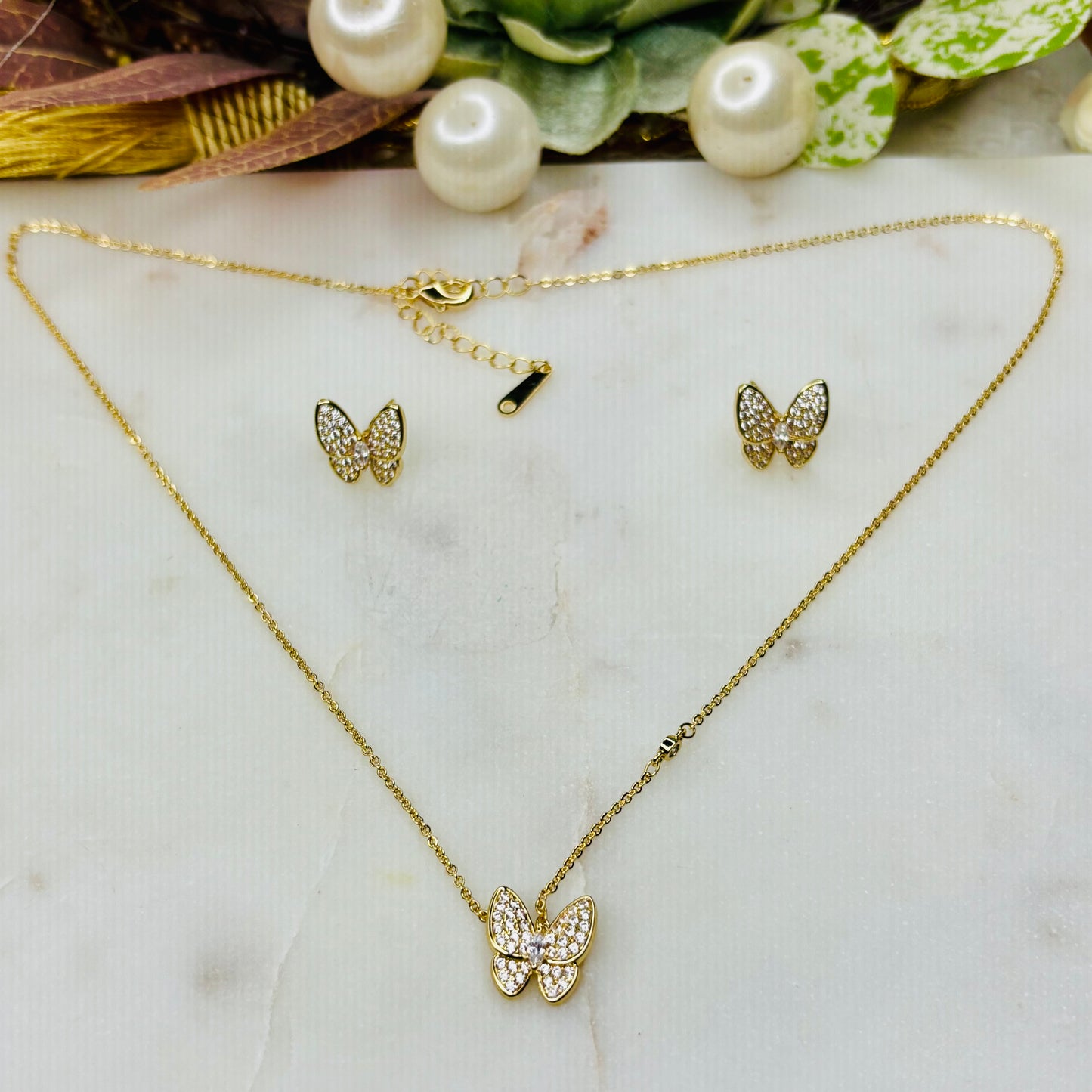 Butterfly Jewellery Set