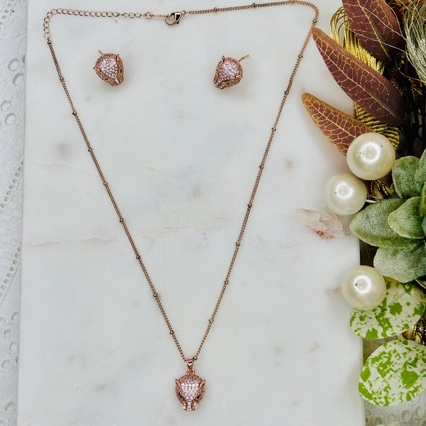 Rose-Gold Panther Set