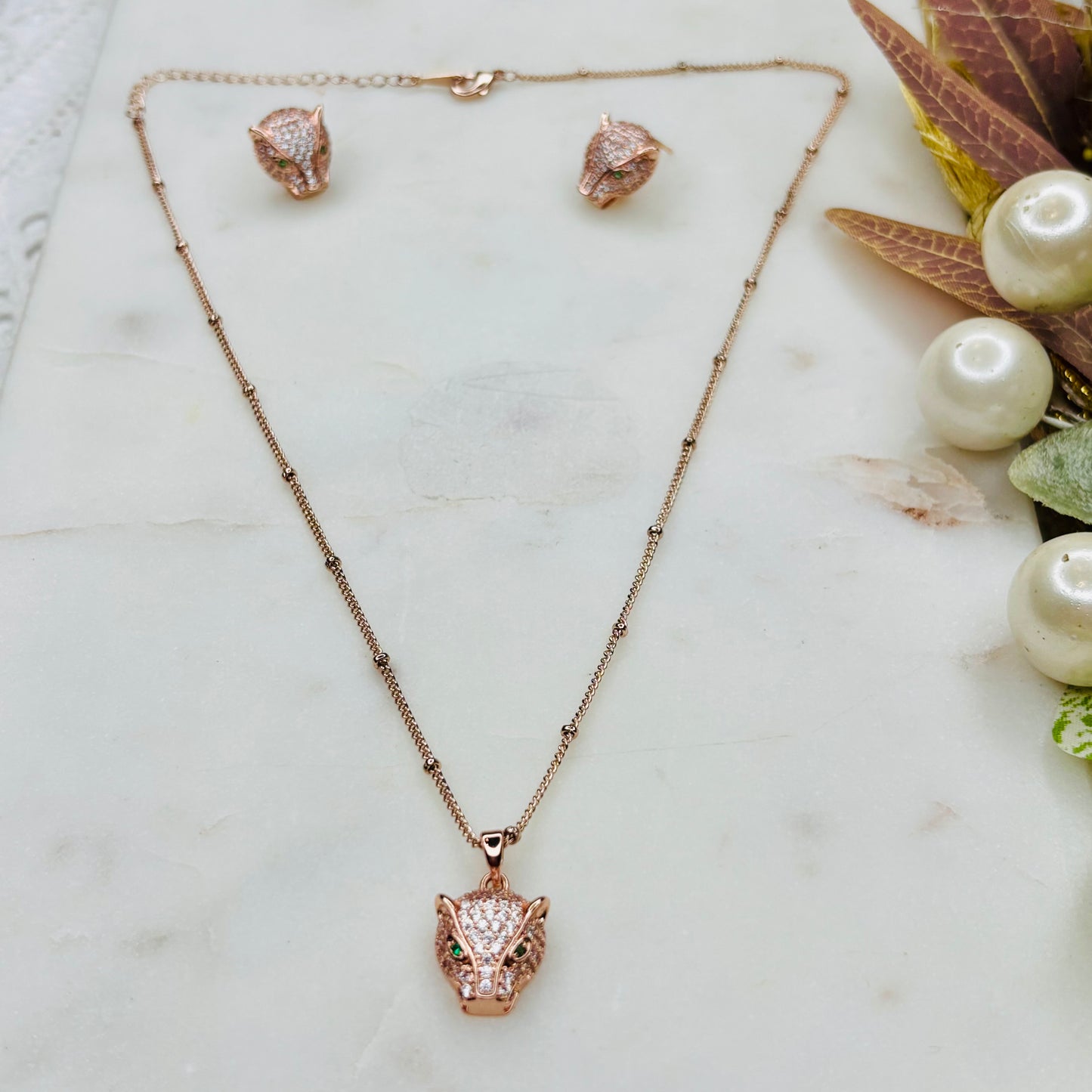 Rose-Gold Panther Set