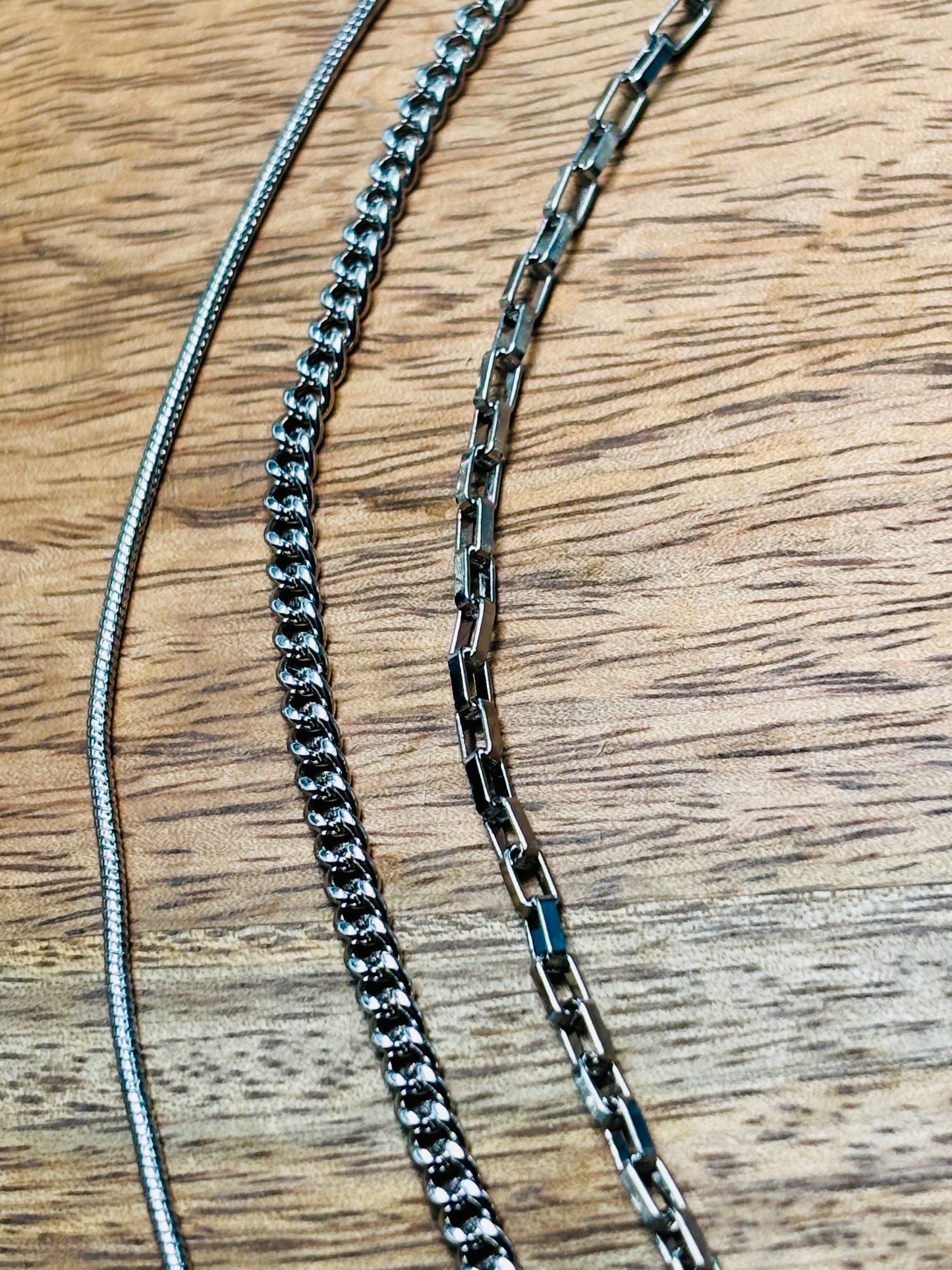 Asymmetrical Silver Liquid Necklace