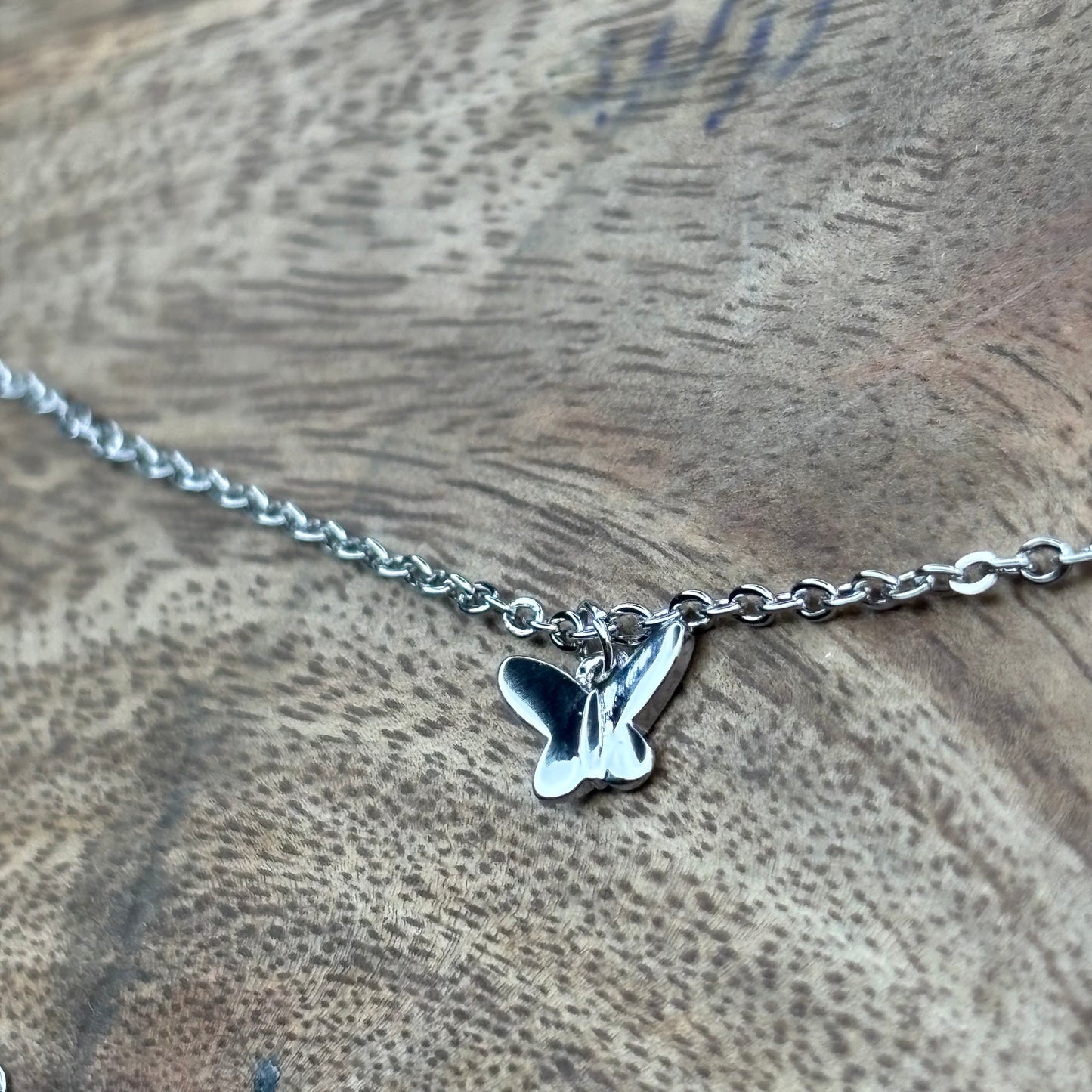 Dainty Double Butterfly Necklace