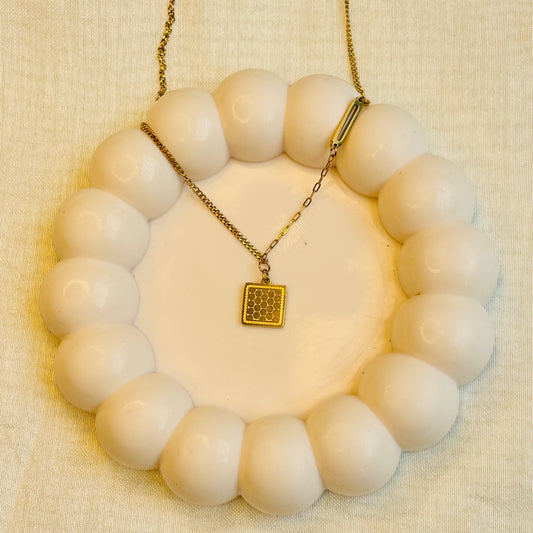 Honey-Comb Necklace