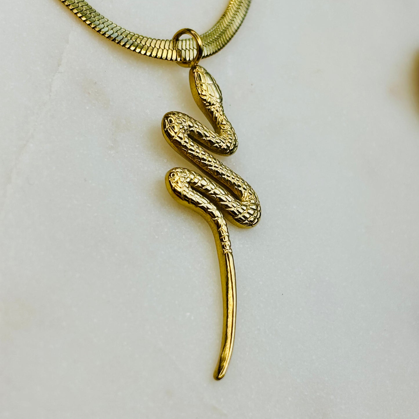 Serpent Layered Necklace