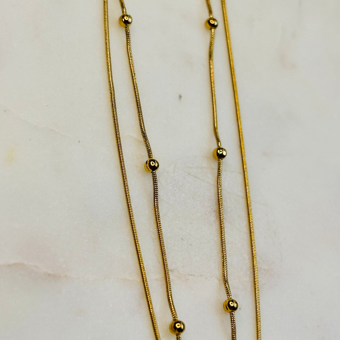 Sun Double-Layered Necklace