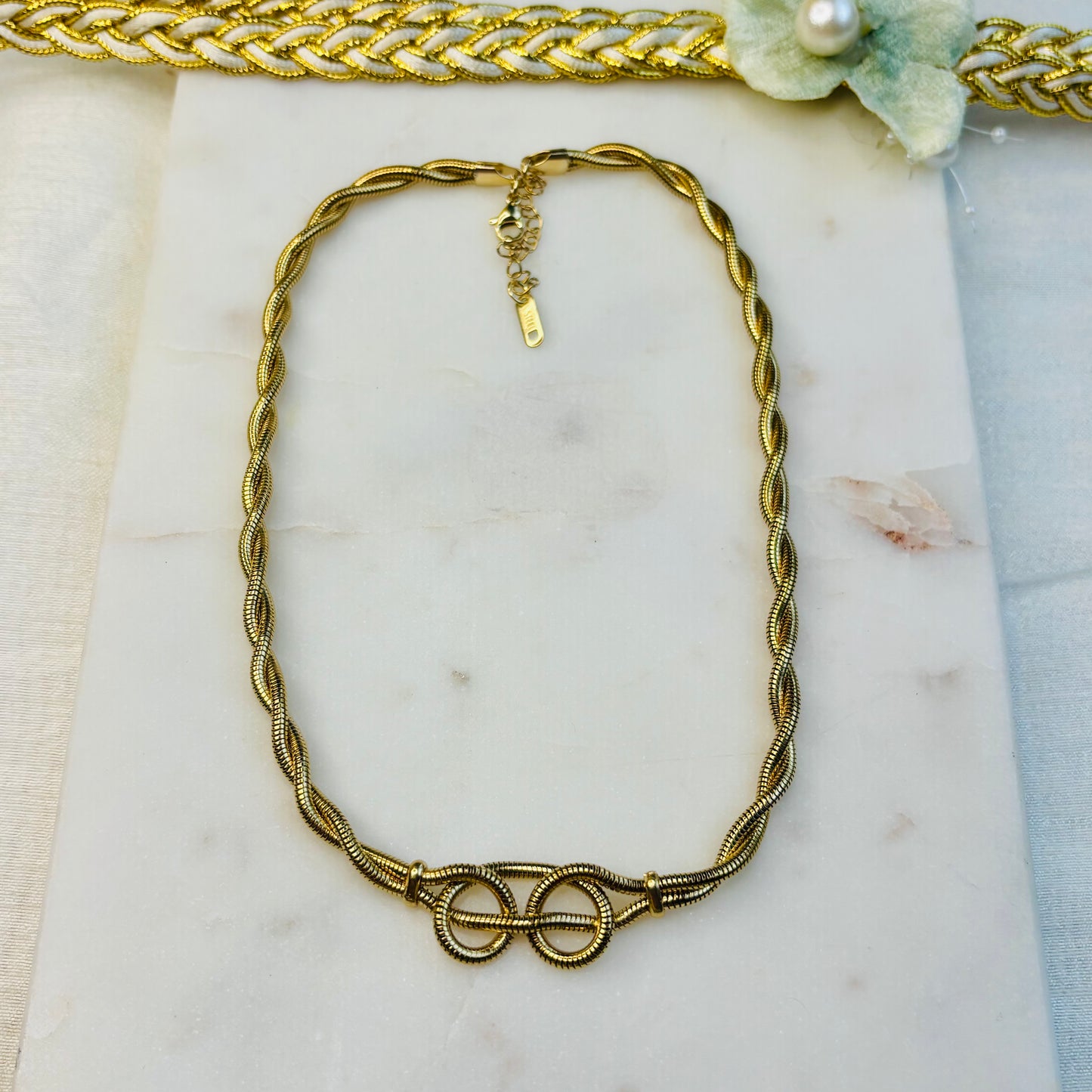 Twisted Snake Chain Necklace