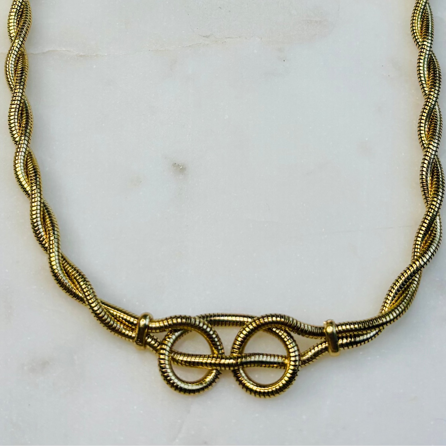 Twisted Snake Chain Necklace