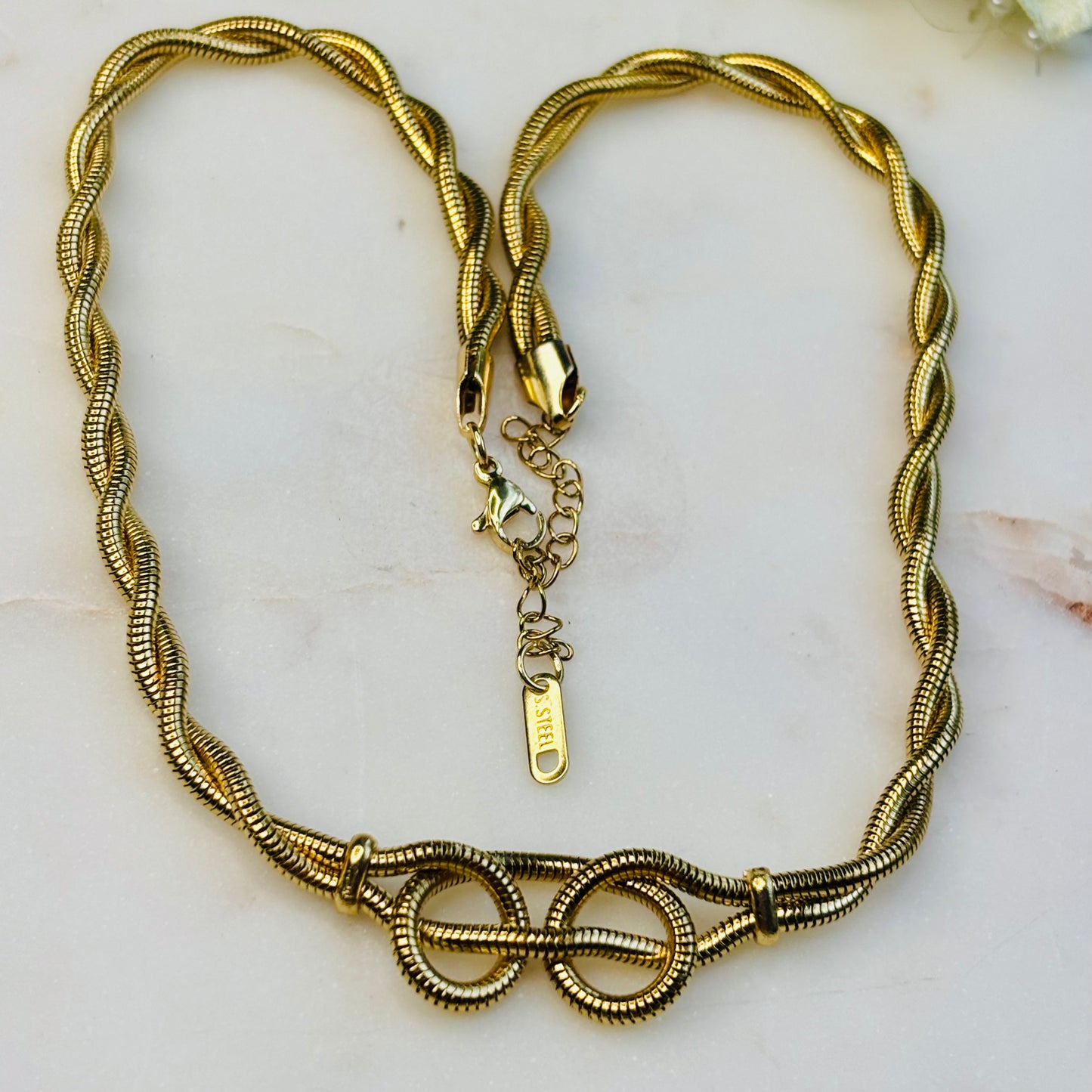 Twisted Snake Chain Necklace