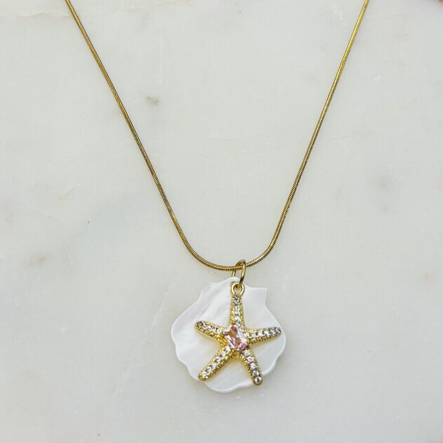 Shell & Starfish Necklace