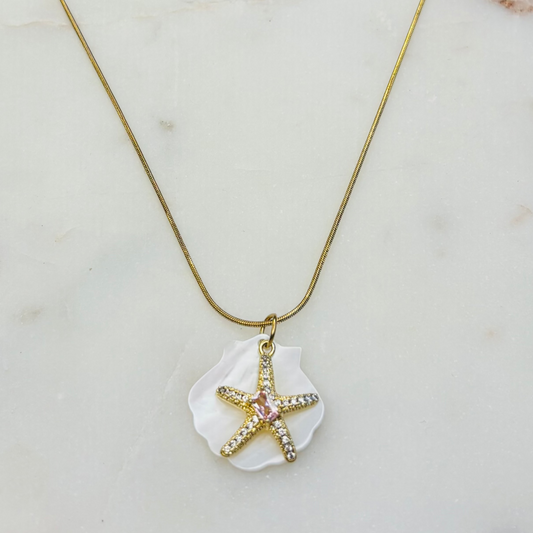 Shell & Starfish Necklace