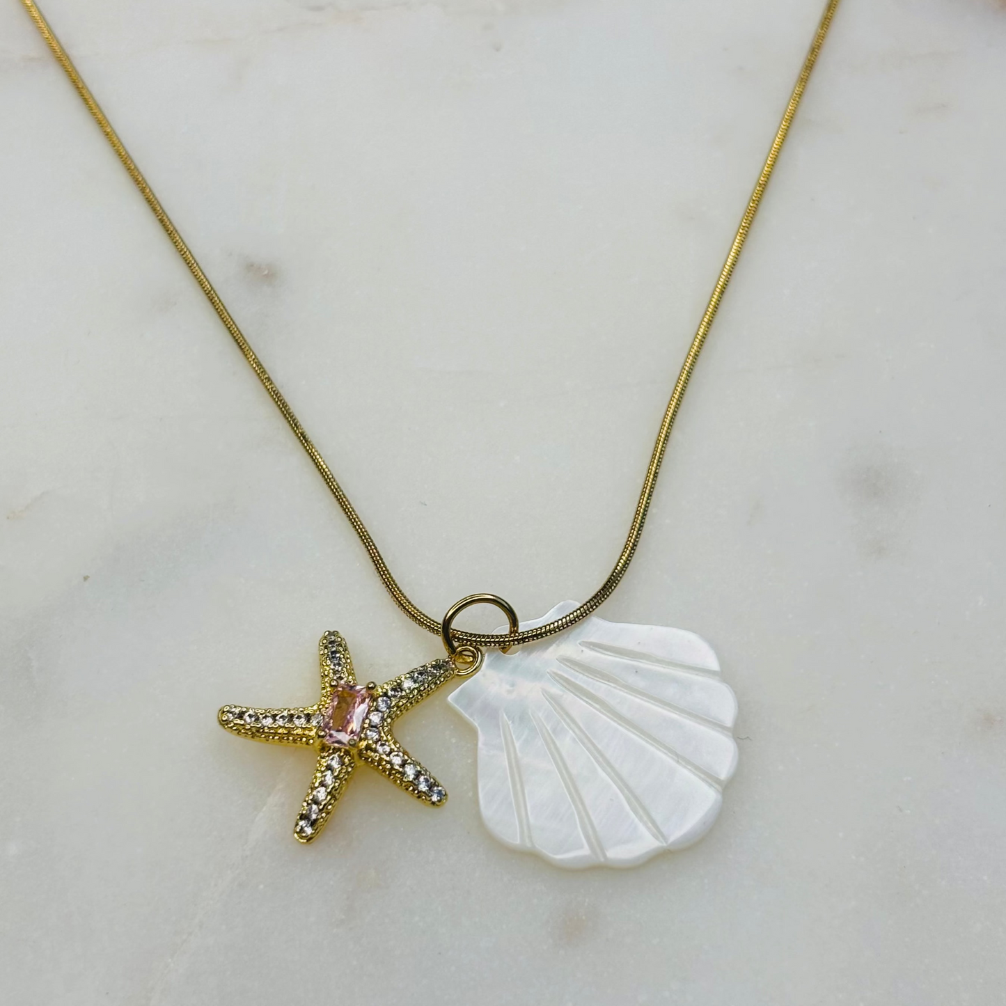 Shell & Starfish Necklace