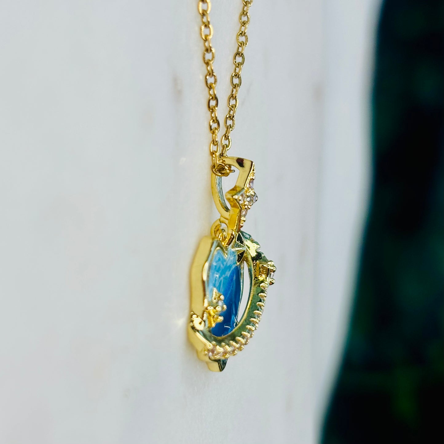 Starry-Sky Heart Necklace