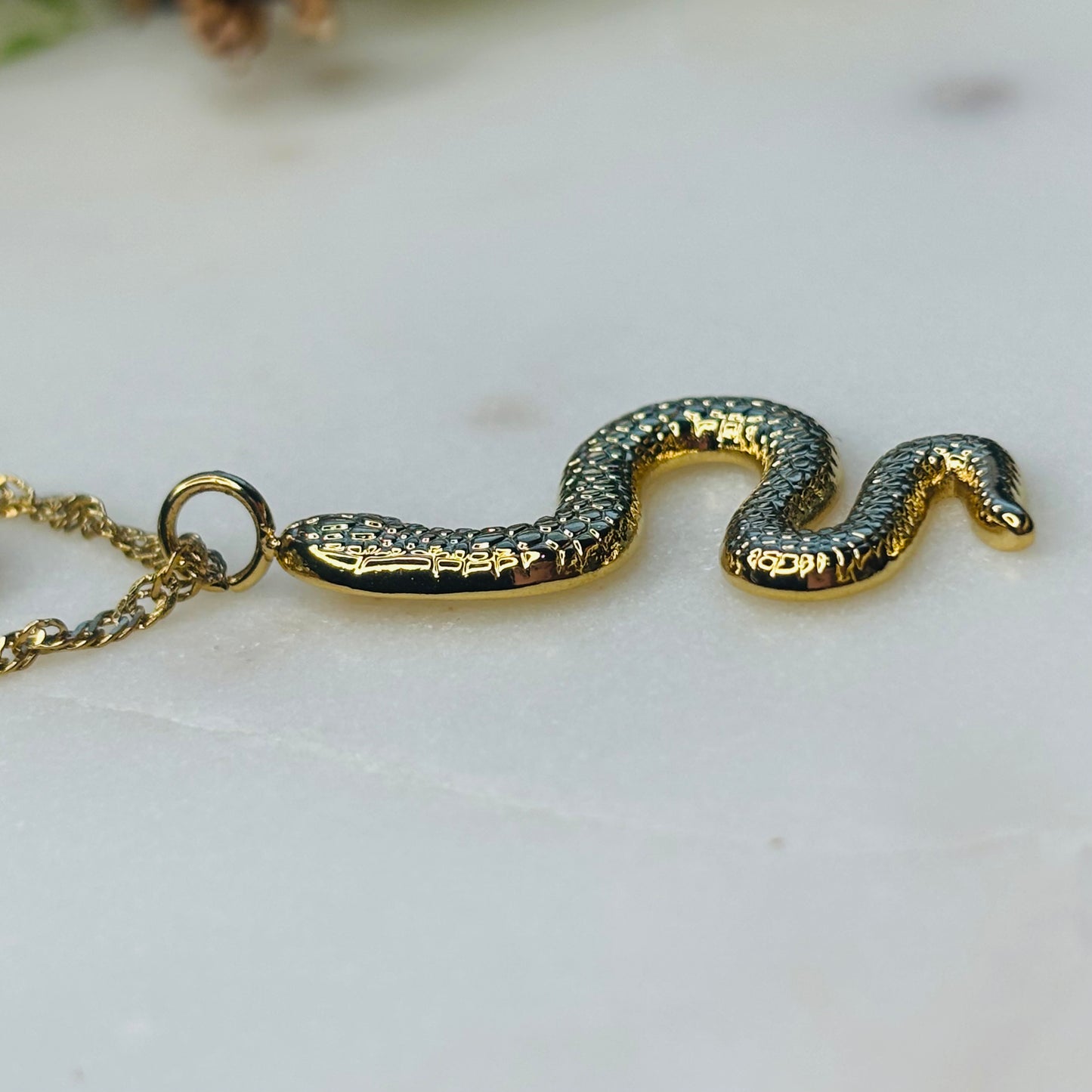 Knotted Serpent Layered Necklace