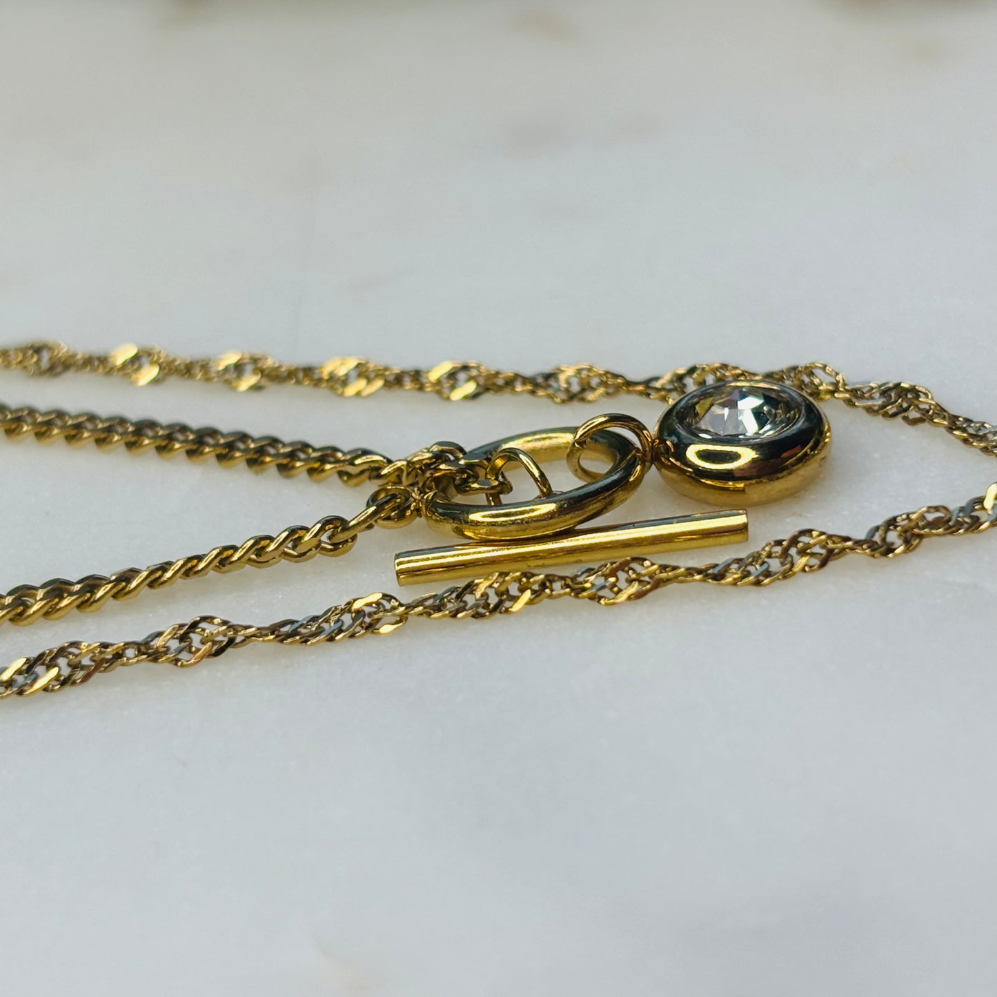 Knotted Serpent Layered Necklace