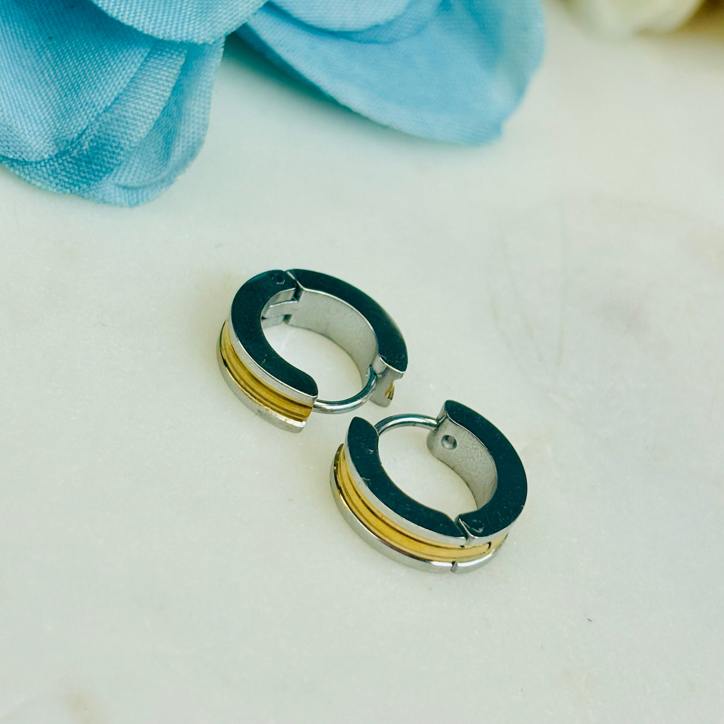 Dual Tone Mini Hoops