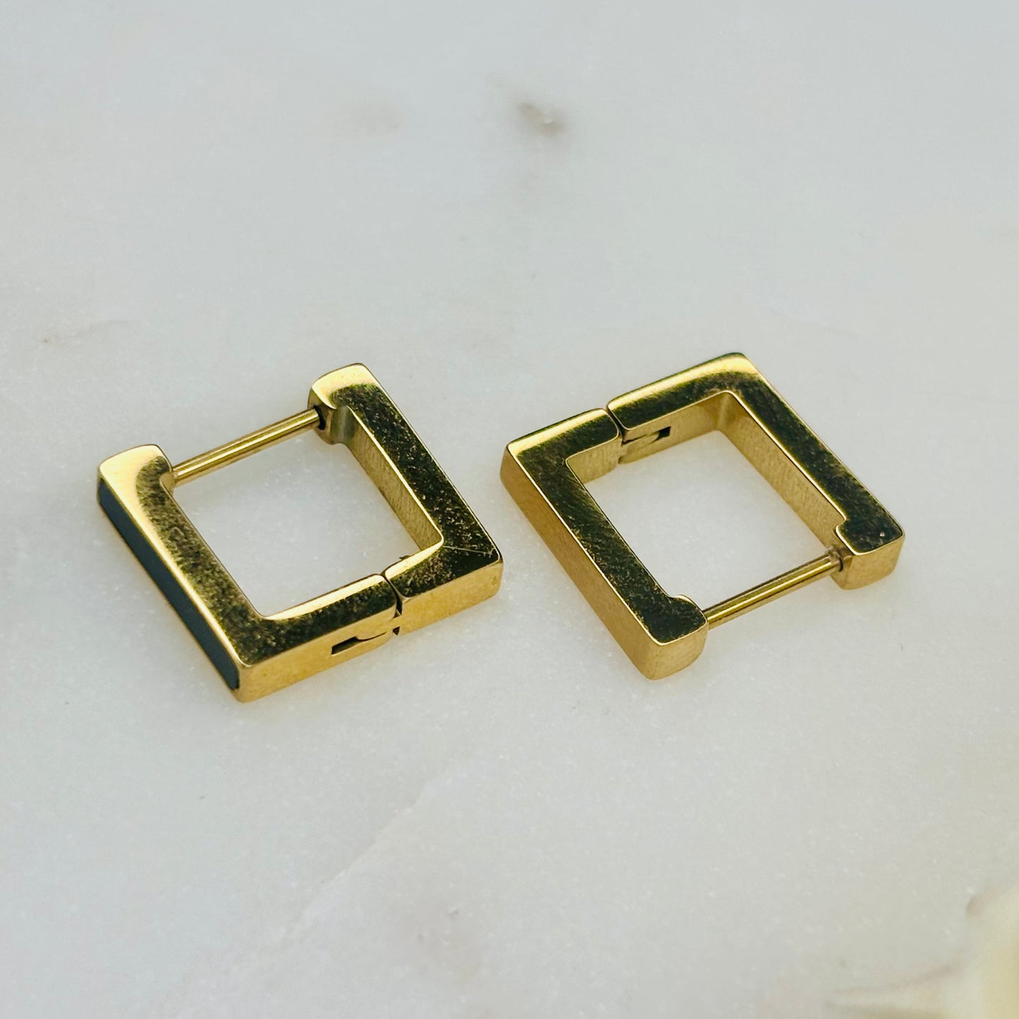 Geo Square Hoops