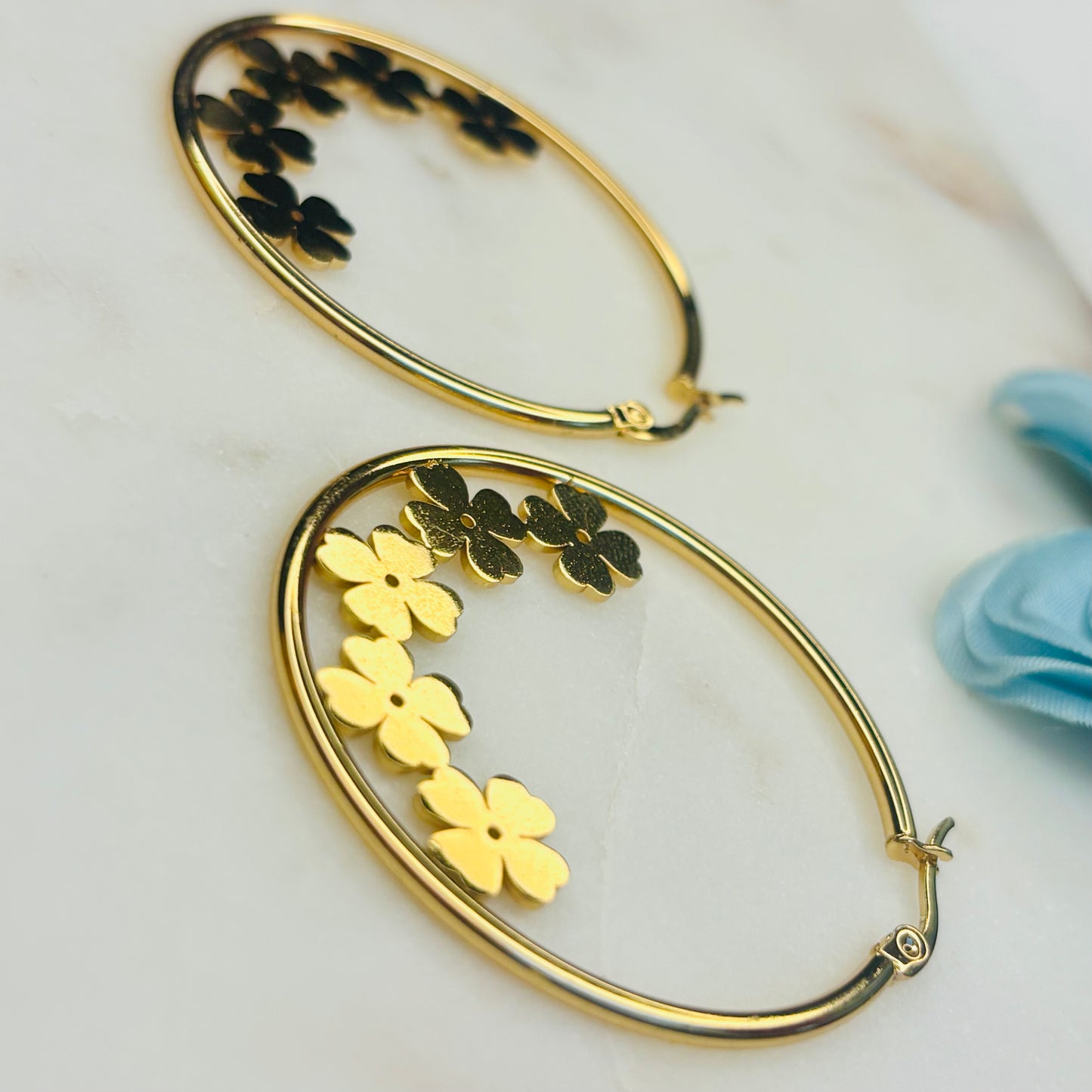 Sunshine Floral Hoops