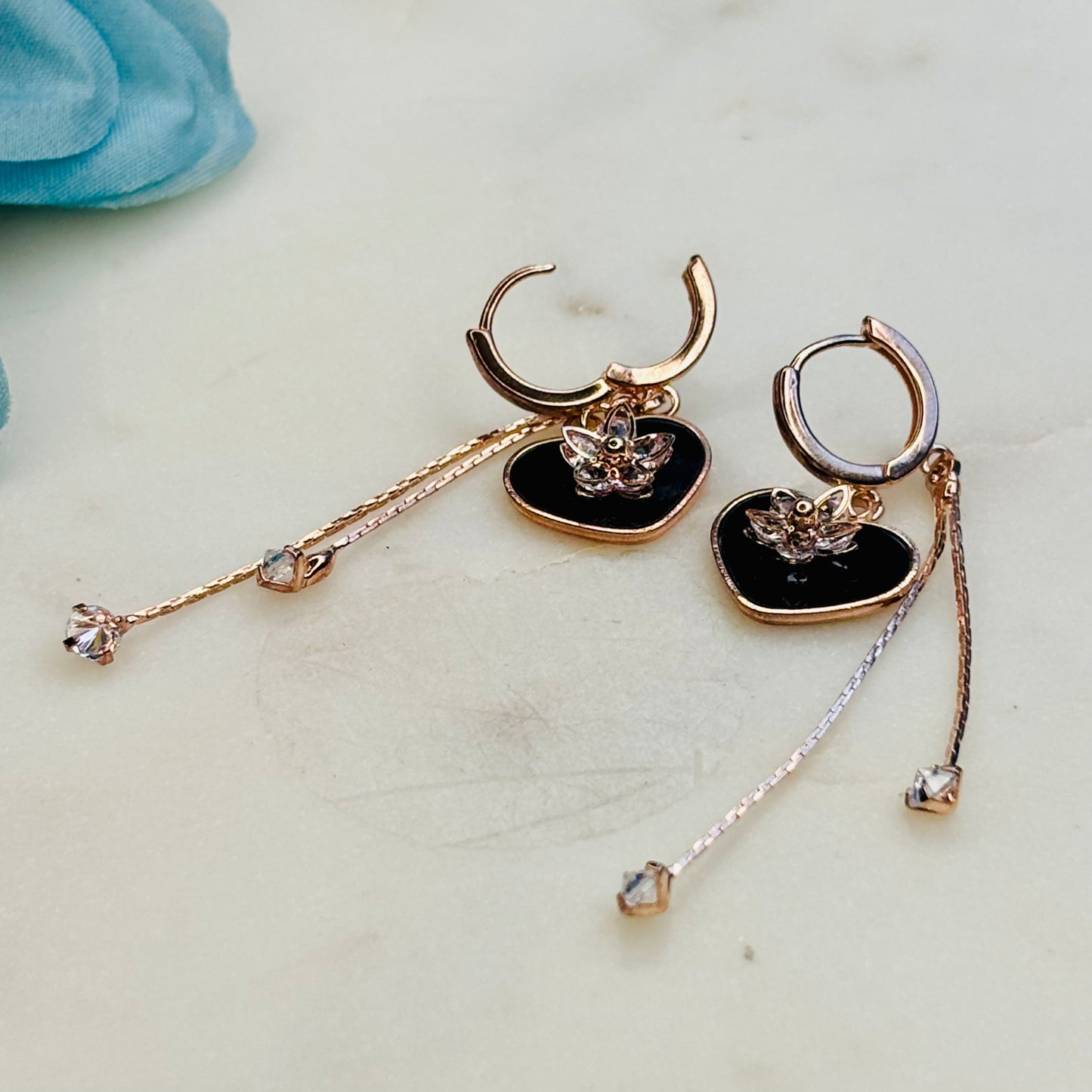 Noir Blossom Heart Drops